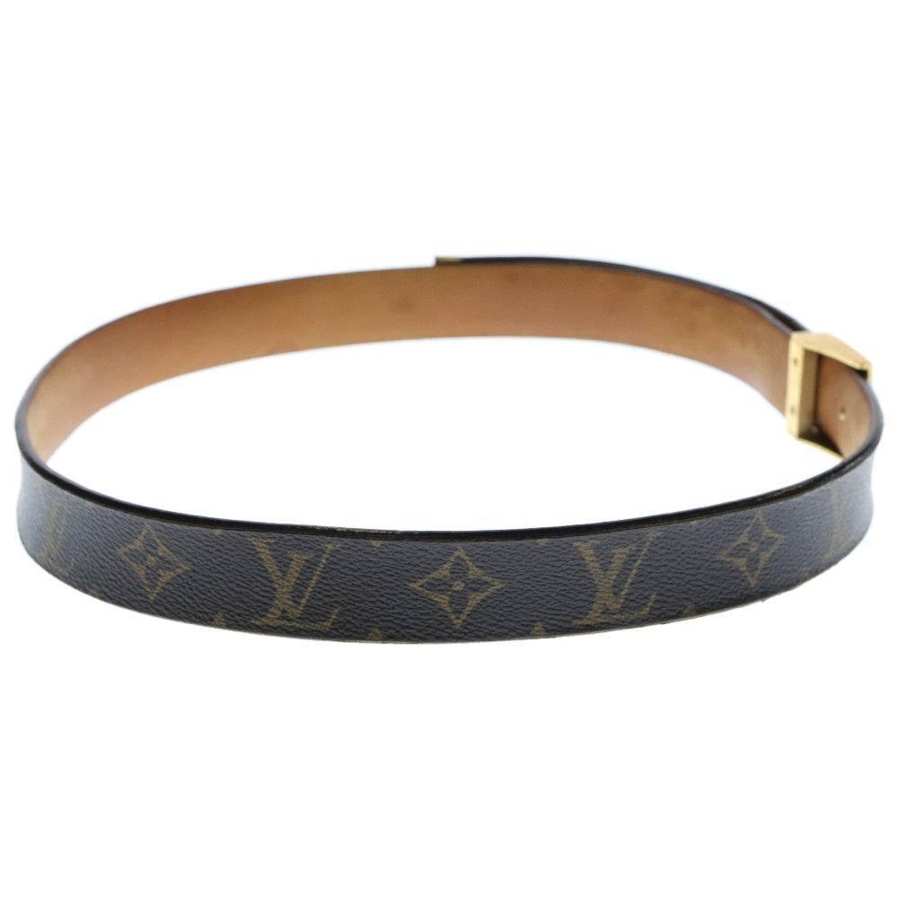 LOUIS VUITTON(ルイヴィトン) モノグラム サンチュールキャレ ベルト ブラウン PVCレザー M6800