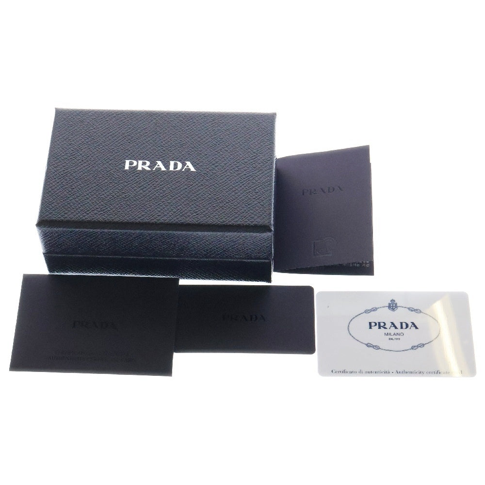 PRADA(プラダ) サフィアーノ 三つ折り財布 ブラック レザー 1MH021 コンパクトウォレット