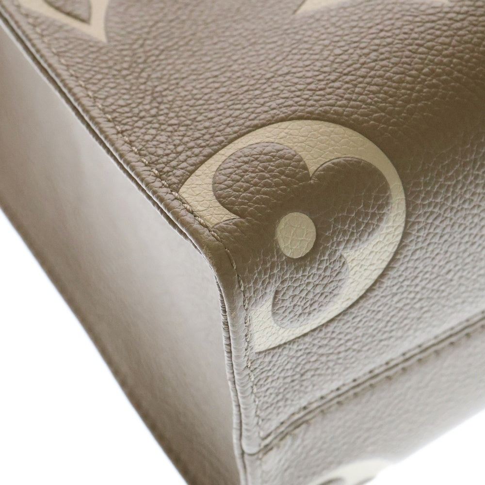 LOUIS VUITTON(ルイヴィトン) モノグラムアンプラント オンザゴーPM バイカラー トゥルトレール クレーム レザー 2WAY ハンドバッグ ショルダーバッグ M45779