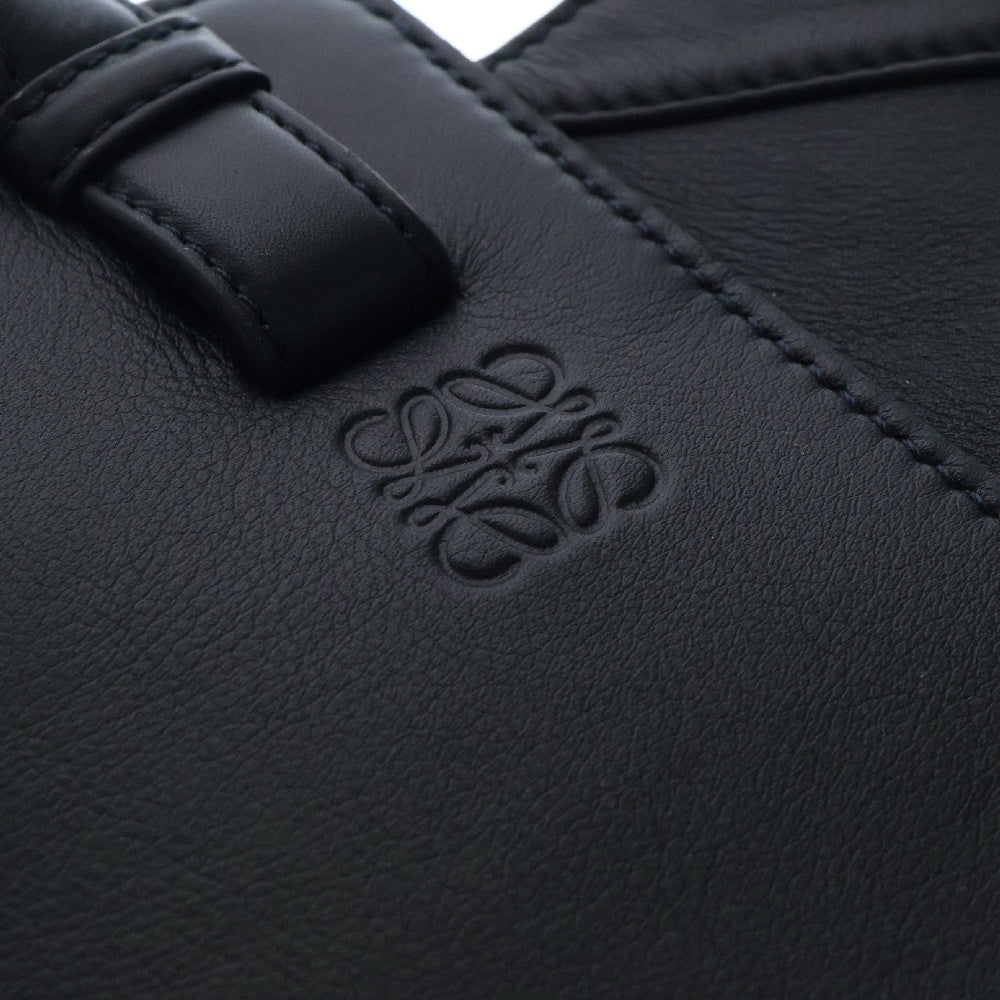 LOEWE(ロエベ) ハンモック ナゲット ハンドバッグ ネイビー レザー 2wayバッグ