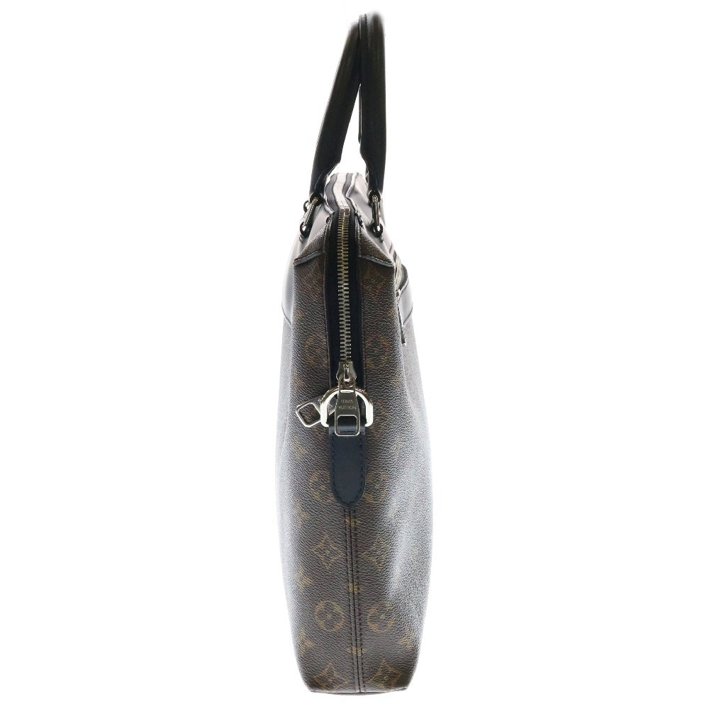 LOUIS VUITTON(ルイヴィトン) モノグラム マカサー ポルトドキュマンジュールNM レザー ハンドバッグ ブラウン M54019