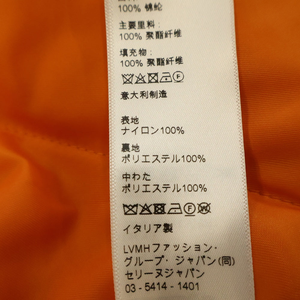 CELINE(セリーヌ) 24AW ロゴワッペン ナイロンボンバージャケット ブラック 2W83A889O