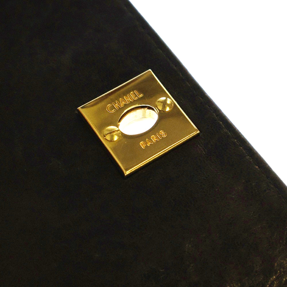 CHANEL(シャネル) マトラッセ チェーンショルダーバッグ ブラック ラムスキン ゴールド金具