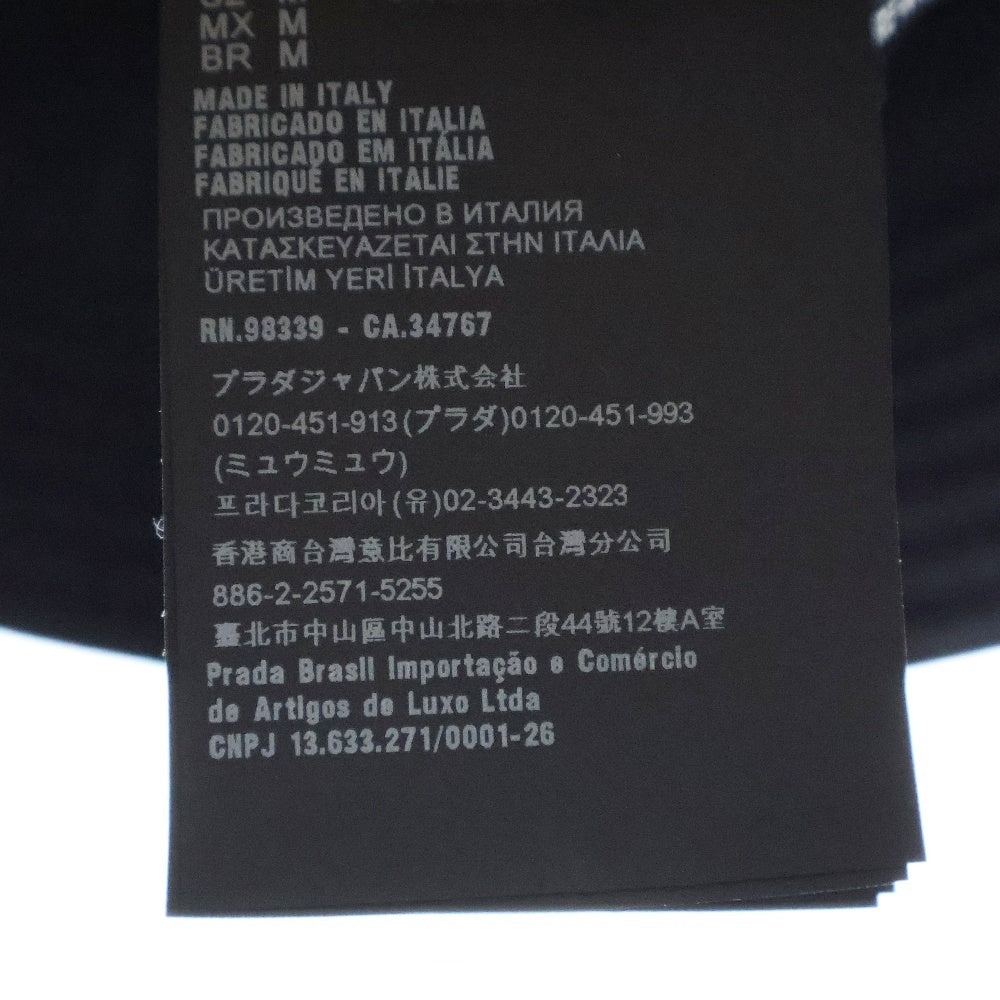 PRADA(プラダ) Re-Nylon バケットハット 黒 ナイロン トライアングルロゴ 2HC137