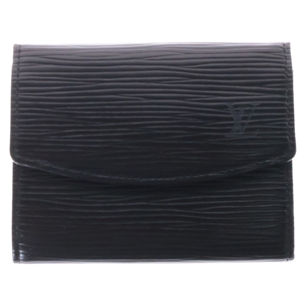 LOUIS VUITTON(ルイヴィトン) エピ カードケース ブラック レザー M63412