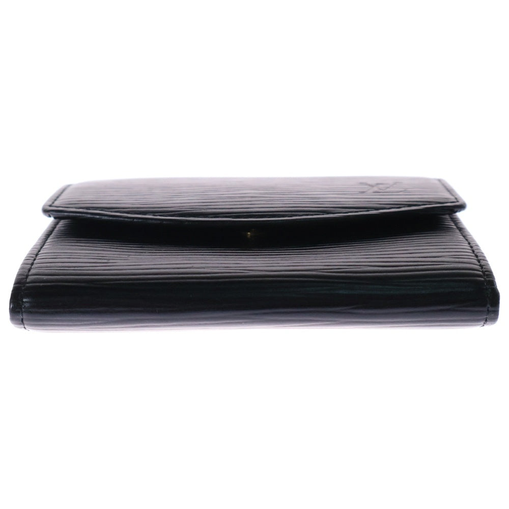 LOUIS VUITTON(ルイヴィトン) エピ カードケース ブラック レザー M63412