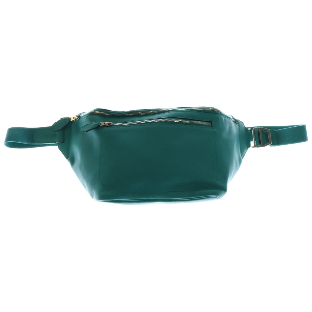 HERMES(エルメス) シティスライド クロスPM ブルーパオン エヴァーカラー レザーショルダーバッグ グリーン SV金具 X刻印