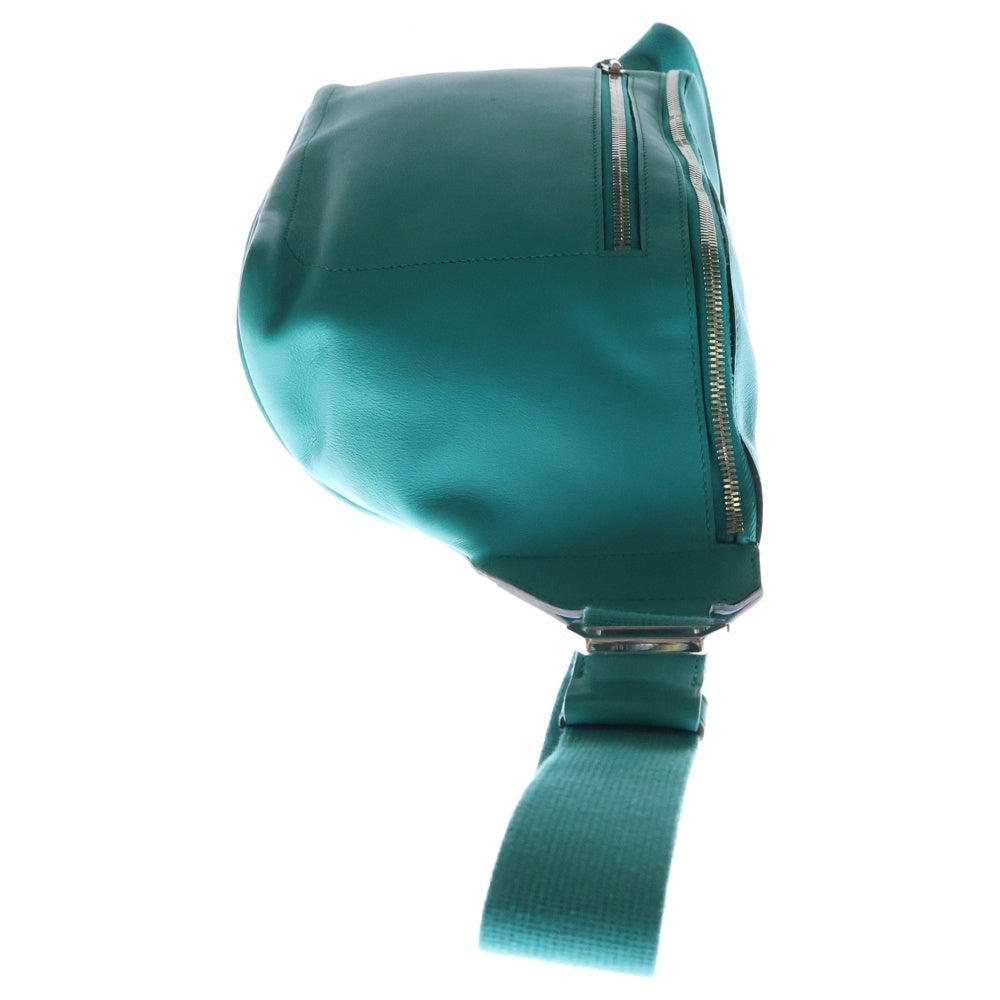 HERMES(エルメス) シティスライド クロスPM ブルーパオン エヴァーカラー レザーショルダーバッグ グリーン SV金具 X刻印
