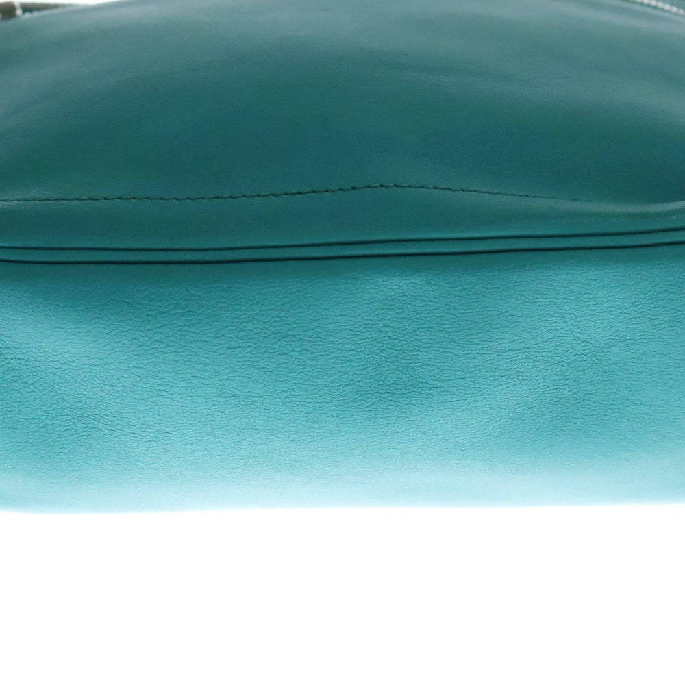 HERMES(エルメス) シティスライド クロスPM ブルーパオン エヴァーカラー レザーショルダーバッグ グリーン SV金具 X刻印