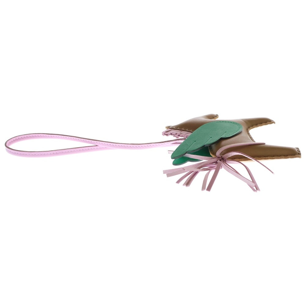 HERMES(エルメス) ロデオMM ペガサス バッグチャーム アニューミロ チャイ×モーヴシルベストル×ミント U刻印 ピンク×グリーン×ブラウン