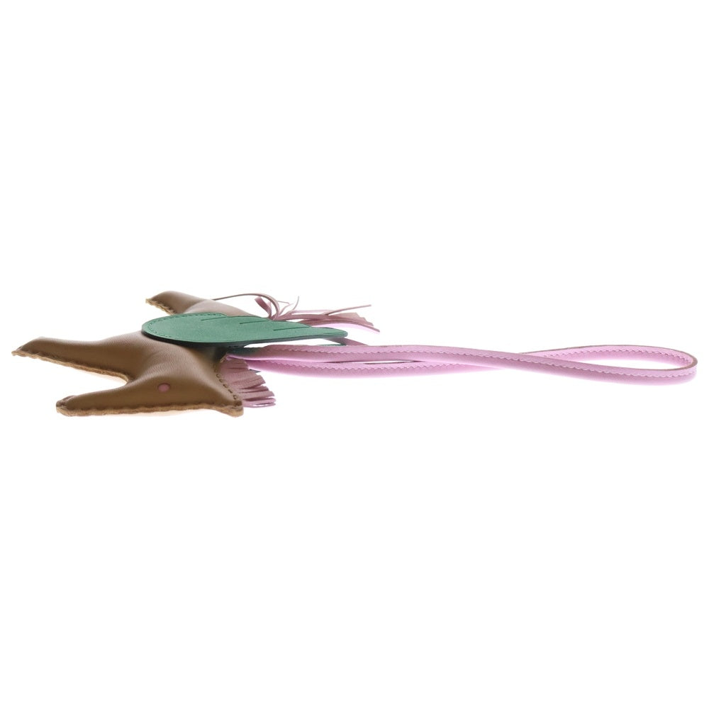 HERMES(エルメス) ロデオMM ペガサス バッグチャーム アニューミロ チャイ×モーヴシルベストル×ミント U刻印 ピンク×グリーン×ブラウン
