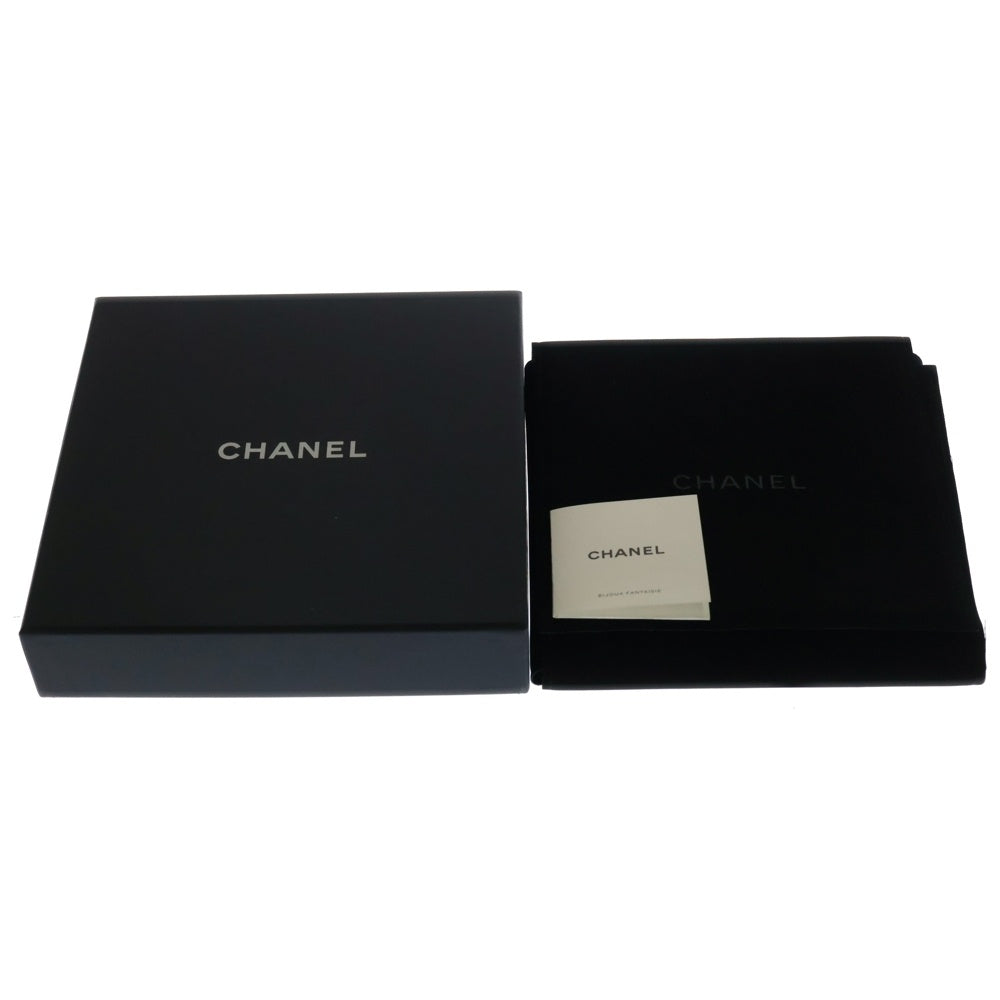 CHANEL(シャネル) ココマーク チェーンモチーフ カチューシャ ヘアバンド ブラック ゴールド金具