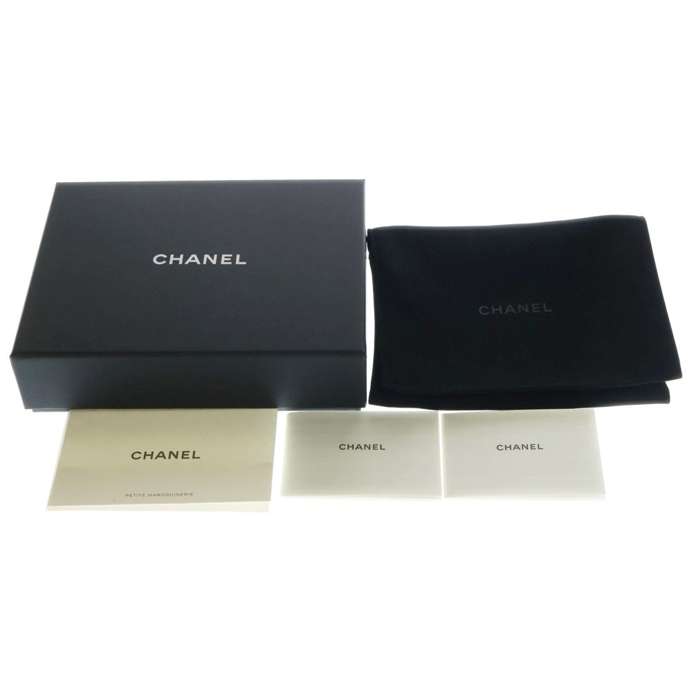 CHANEL(シャネル) マトラッセ 三つ折り財布 ブラック キャビアスキン ゴールド金具 AP0230 コンパクトウォレット