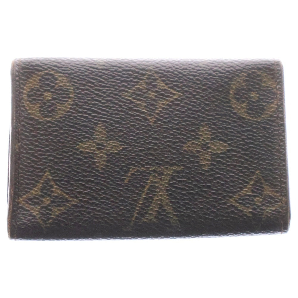 LOUIS VUITTON(ルイヴィトン) ダミエ ミュルティクレ6 キーケース キーリング バッグチャーム PVC ゴールド金具 ブラウン レザー N62630