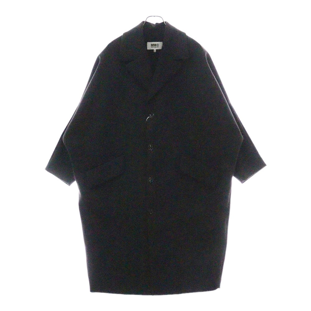 MM6 Maison Margiela(エムエムシックスメゾンマルジェラ) コート ブラウン ポリエステル×ウール S52AA0167 サイズ36 レディース