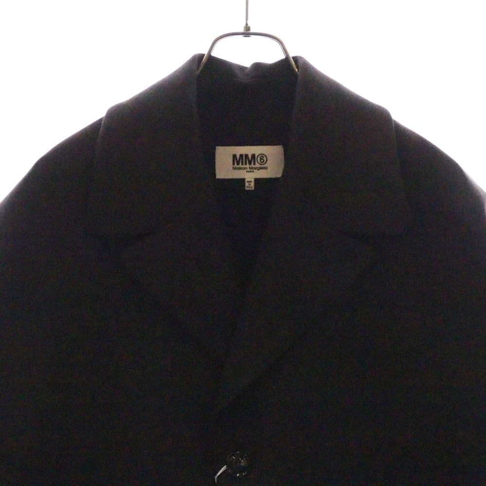 MM6 Maison Margiela(エムエムシックスメゾンマルジェラ) コート ブラウン ポリエステル×ウール S52AA0167 サイズ36 レディース