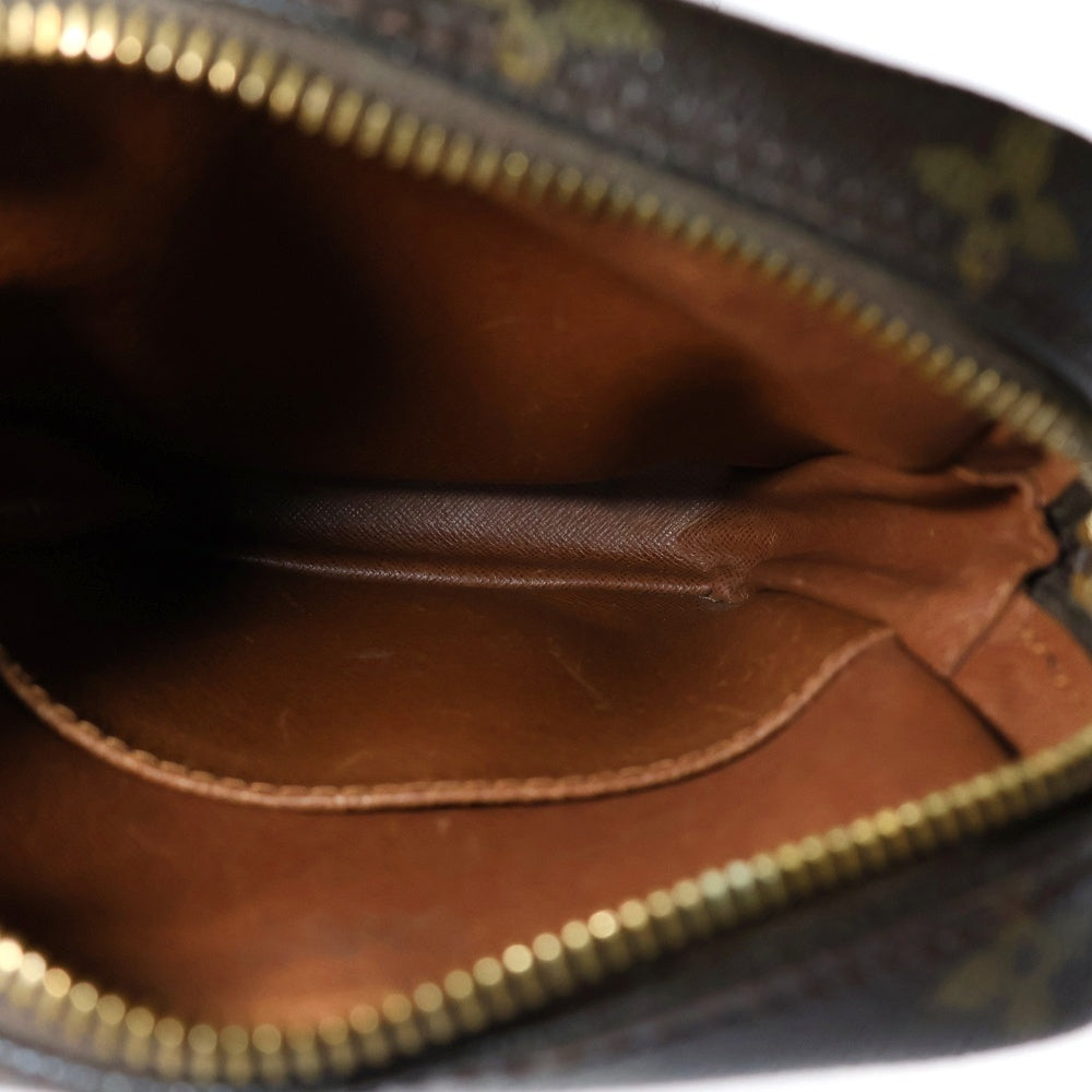 LOUIS VUITTON(ルイヴィトン) モノグラム ダヌーブ ショルダーバッグ ミニバッグ ブラウン PVCレザー ゴールド金具 M45266