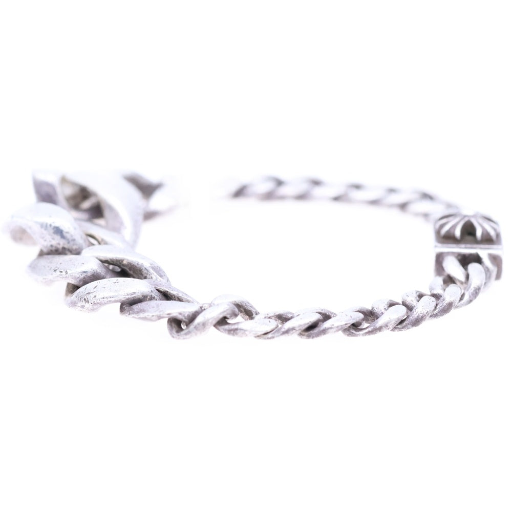 CHROME HEARTS(クロムハーツ) TAPERED CLSC LNK テーパードクラシックリンク シルバーブレスレット シルバー