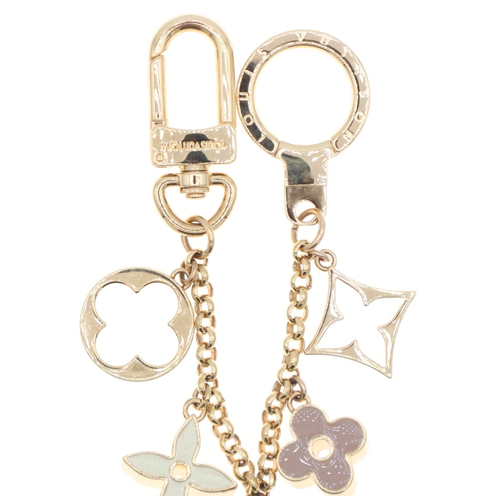 LOUIS VUITTON(ルイヴィトン) フルール・ドゥ・モノグラム バッグチャーム ゴールド GP キーホルダー M65111
