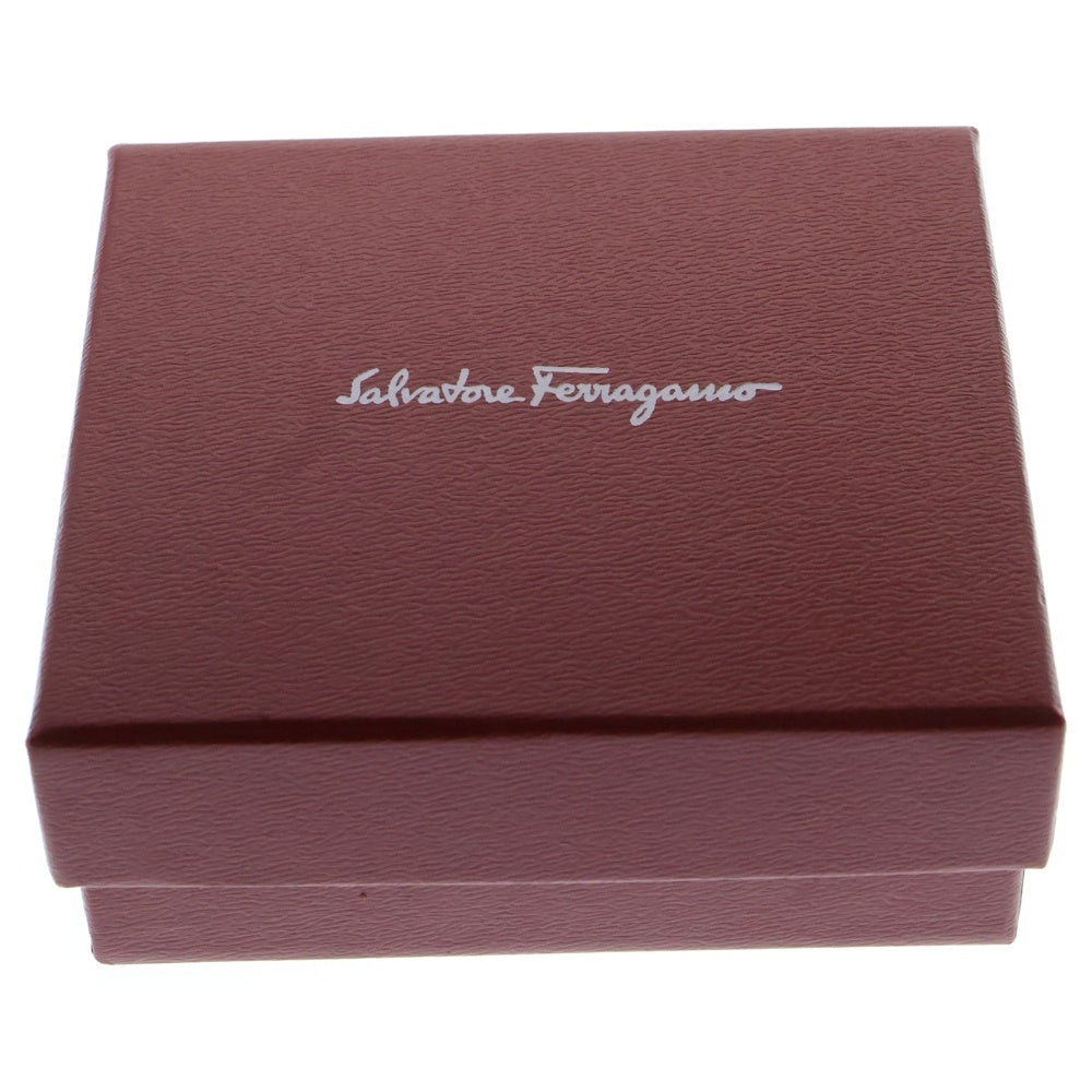 Salvatore Ferragamo(サルヴァトーレ フェラガモ) ロゴ ストーンチェーンネックレス ブルー×シルバー