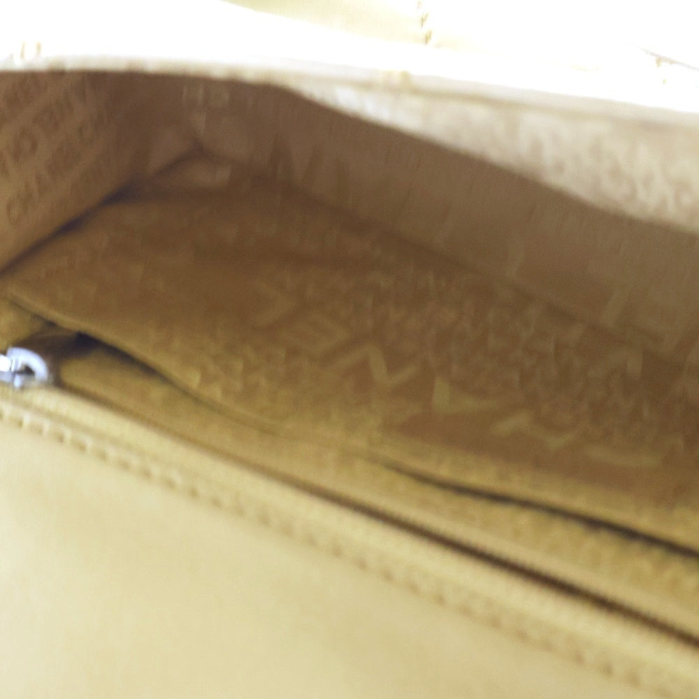 CHANEL(シャネル) マトラッセ ワイルドステッチ Sフラップ Wチェーンショルダーバッグ ベージュ ラムスキン SV金具