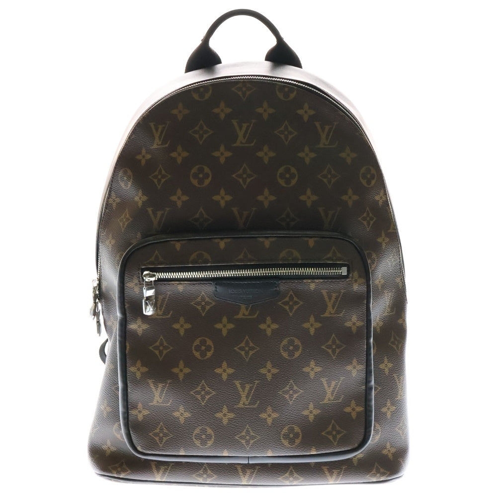 LOUIS VUITTON(ルイヴィトン) モノグラム マカサー ジョッシュ バックパック ブラウン PVCレザー リュック RFID M45349