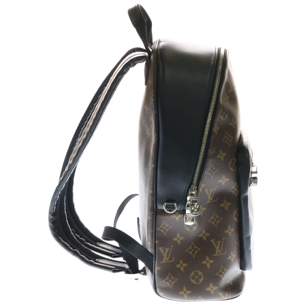 LOUIS VUITTON(ルイヴィトン) モノグラム マカサー ジョッシュ バックパック ブラウン PVCレザー リュック RFID M45349