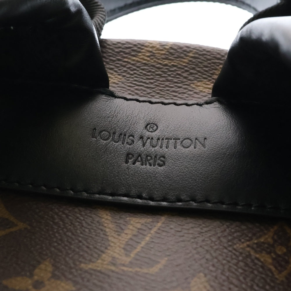 LOUIS VUITTON(ルイヴィトン) モノグラム マカサー ジョッシュ バックパック ブラウン PVCレザー リュック RFID M45349