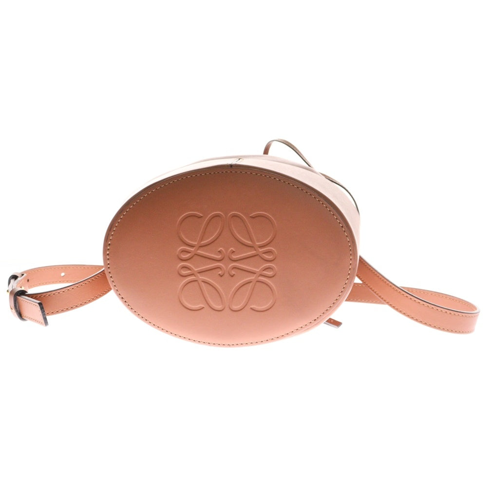 LOEWE(ロエベ) バルーンバッグ スモール ブラウン レザー ショルダーバッグ 巾着バッグ ゴールド金具