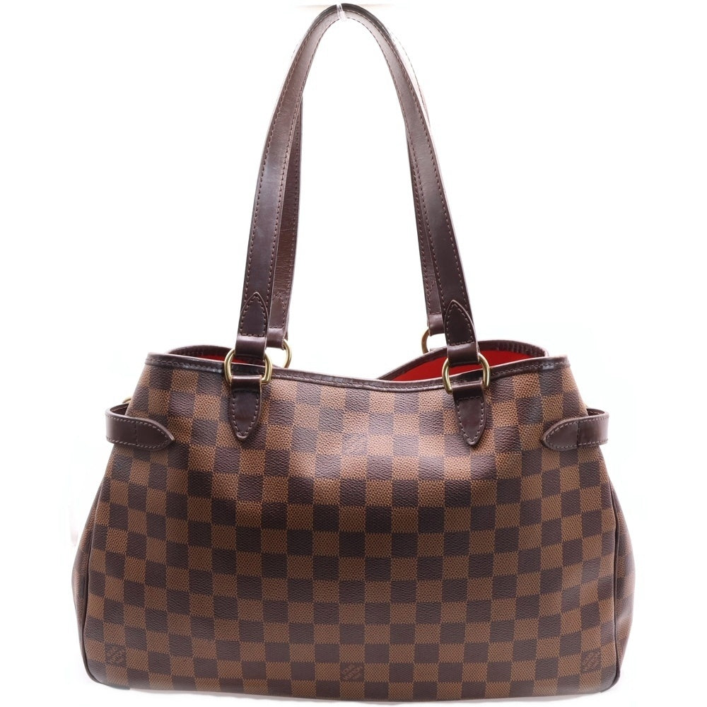 LOUIS VUITTON(ルイヴィトン) ダミエ エベヌ バティニョール オリゾンタル トートバッグ ハンドバッグ ゴールド金具 レザー×PVC ブラウン レザー N48179