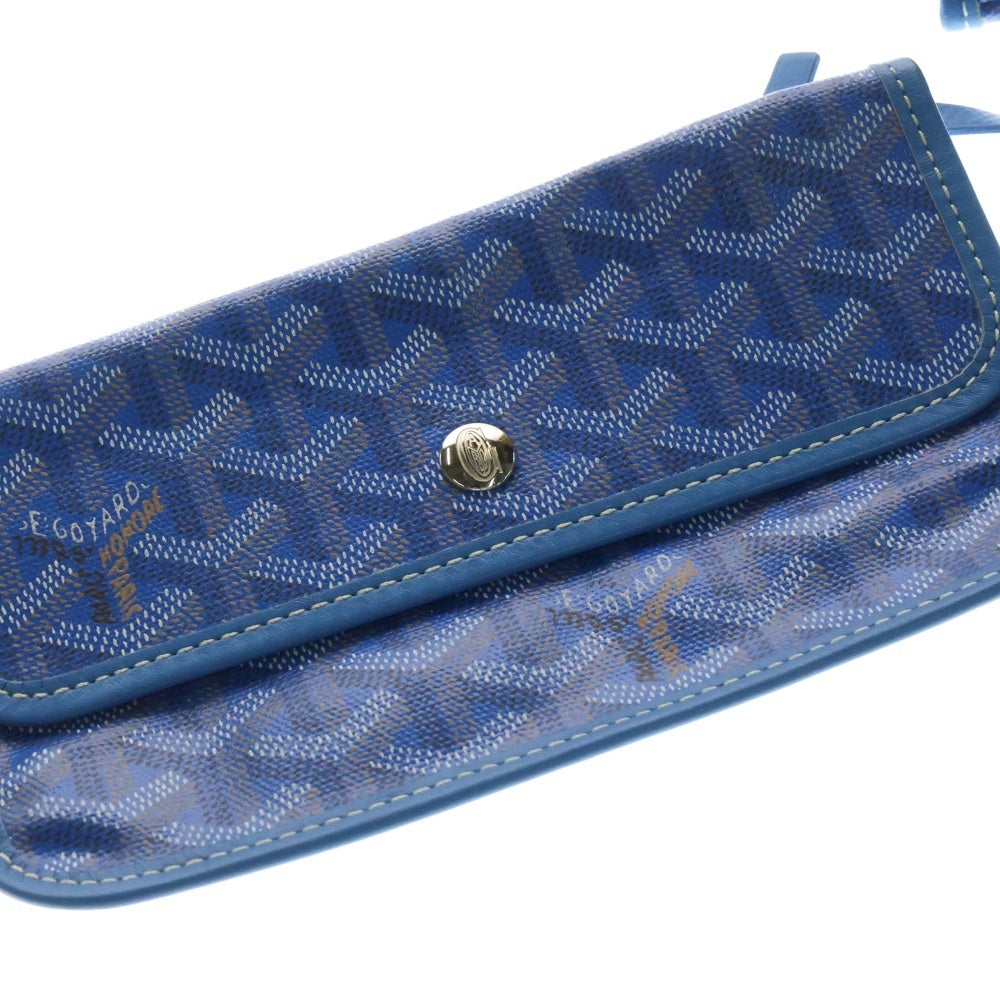 GOYARD(ゴヤール) サンルイPM ブルー PVC トートバッグ