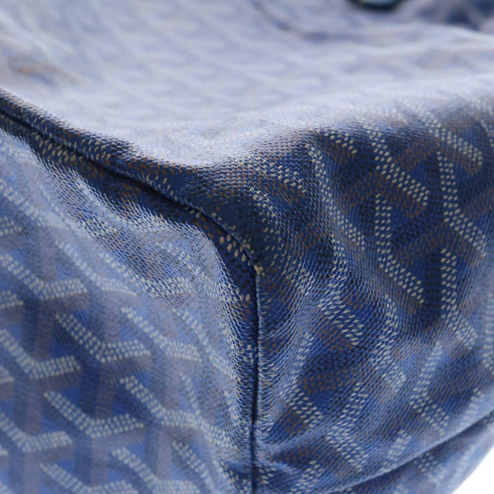 GOYARD(ゴヤール) サンルイPM ブルー PVC トートバッグ