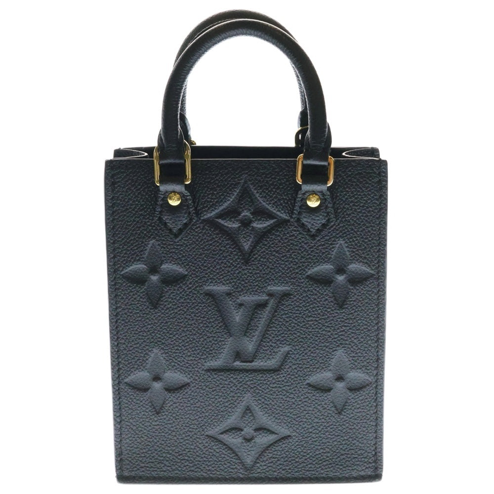 LOUIS VUITTON(ルイヴィトン) モノグラム アンプラント プティットサックプラ ショルダーバッグ ブラック レザー RFID M81417