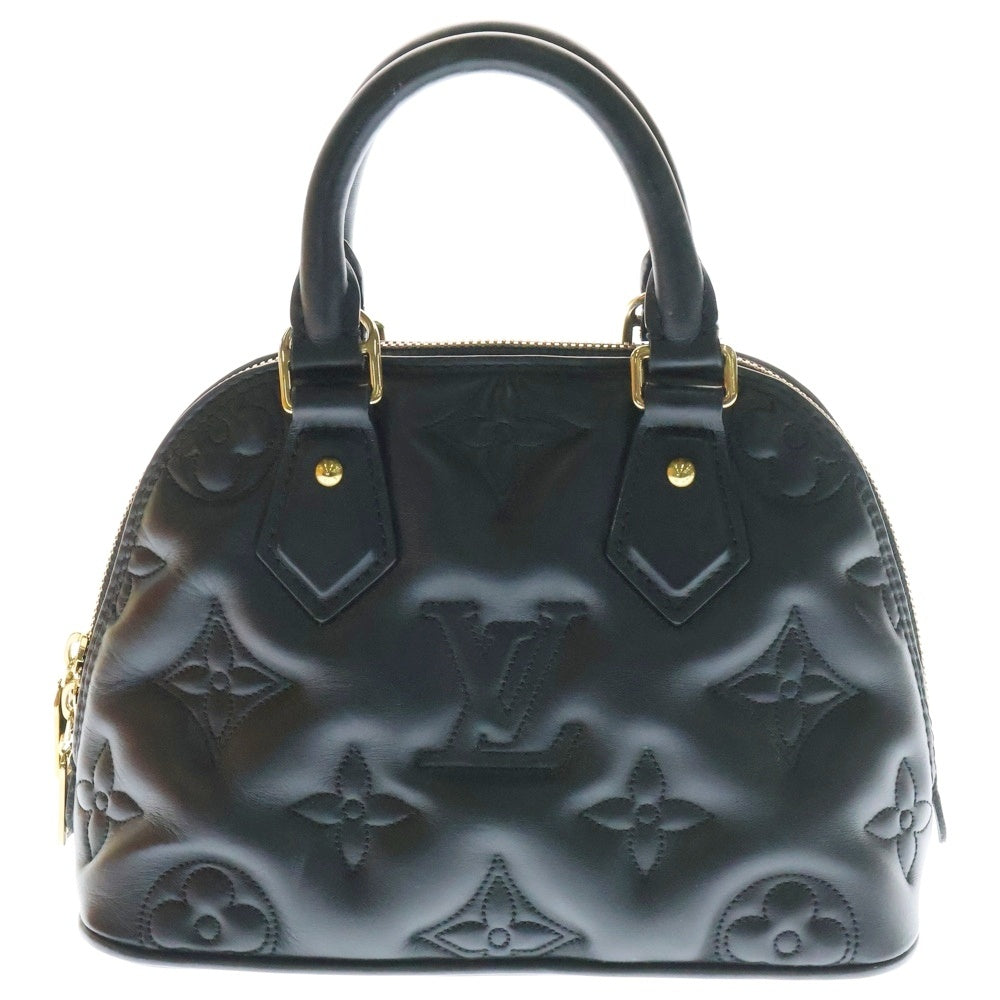 LOUIS VUITTON(ルイヴィトン) モノグラム バブルグラム アルマソフトBB 2WAY レザーハンドバッグ ショルダーバッグ ブラック レディース M59793