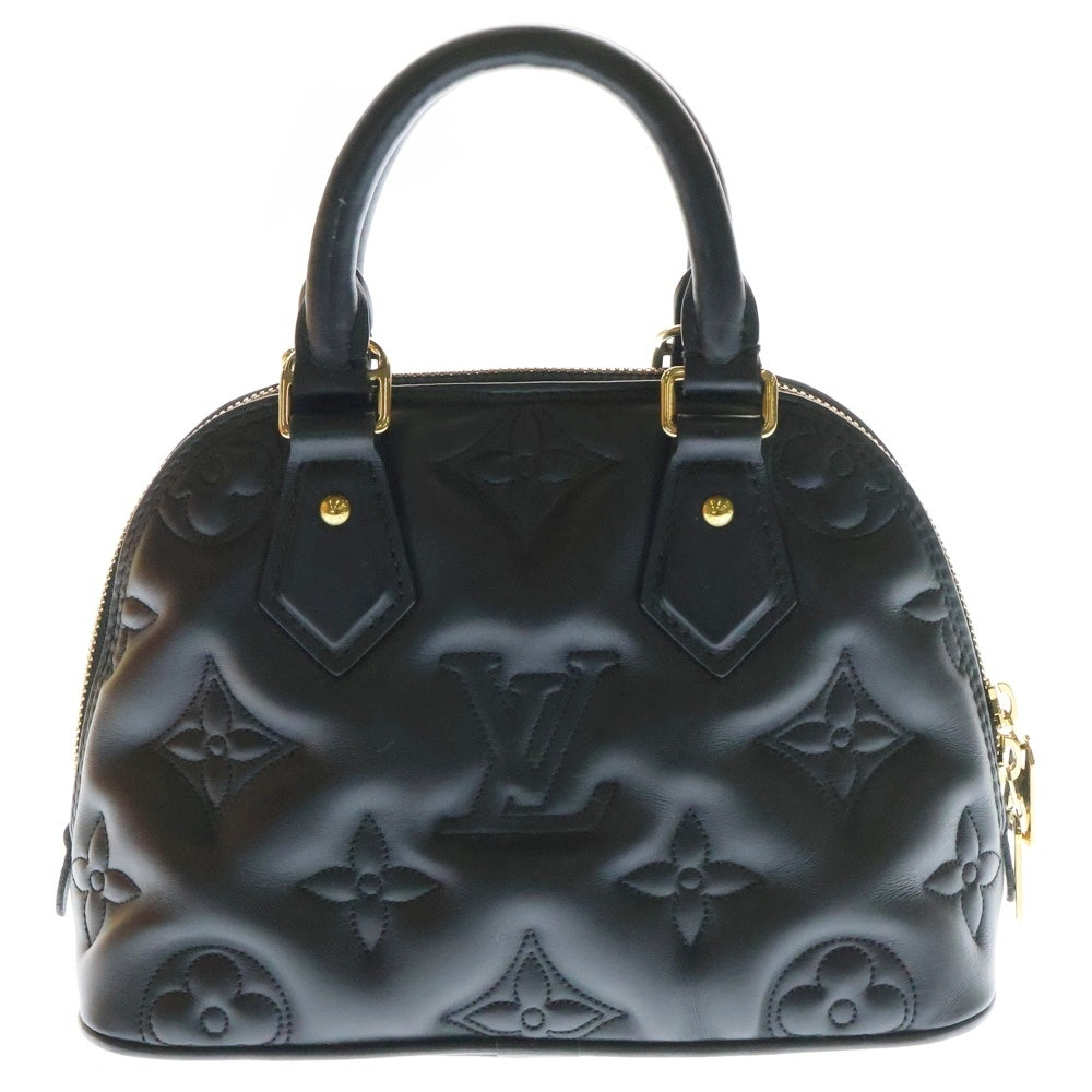LOUIS VUITTON(ルイヴィトン) モノグラム バブルグラム アルマソフトBB 2WAY レザーハンドバッグ ショルダーバッグ ブラック レディース M59793