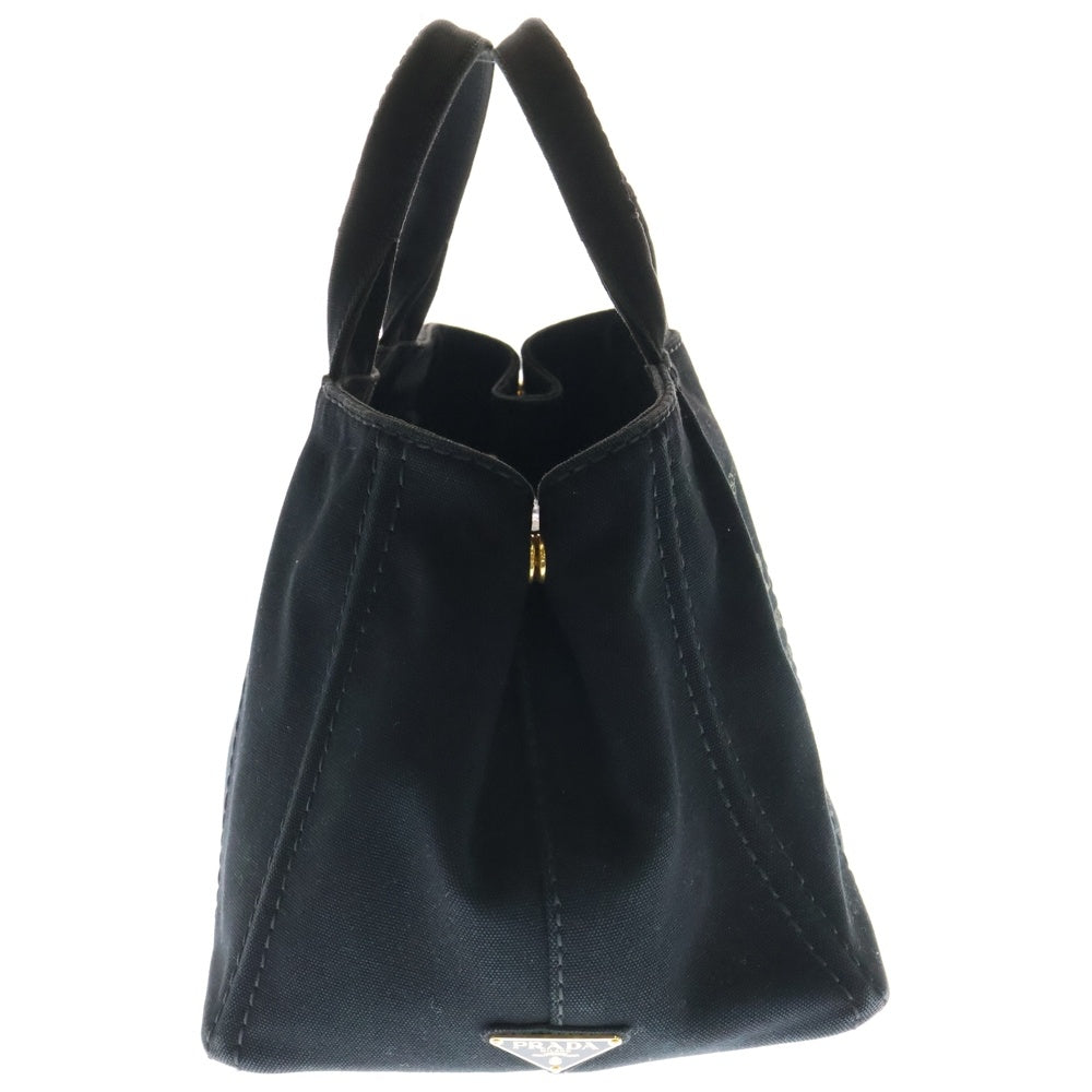 PRADA(プラダ) カナパ 2wayバック ハンドバック ショルダーバック トートバッグ ゴールド金具 キャンバス ブラック 1BG642