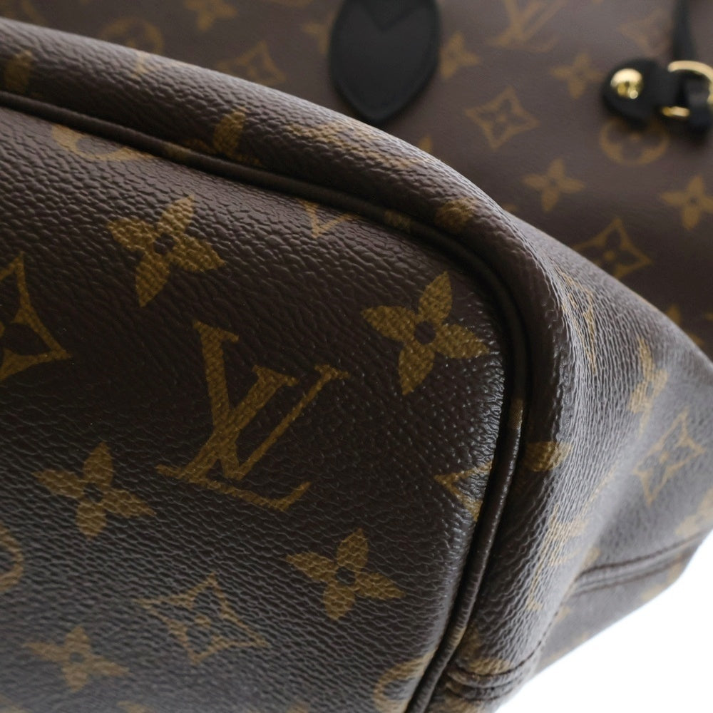 LOUIS VUITTON(ルイヴィトン) モノグラム ネヴァーフル インサイドアウトMM ポーチ付 レザートートバッグ ブラウン レディース M11946