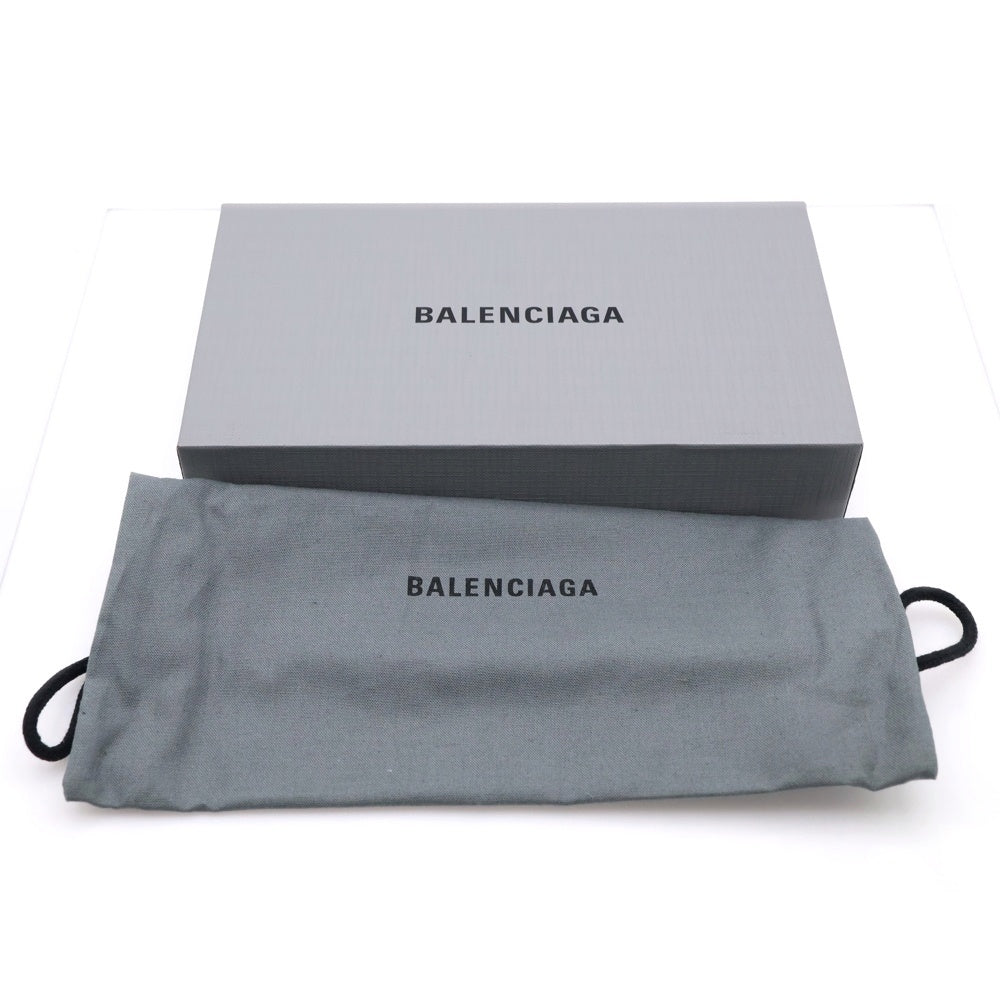 BALENCIAGA(バレンシアガ) モナコ バイフォールド ロングウォレット 二つ折り長財布 カードケース ブラック ゴールド金具 レザー 765428