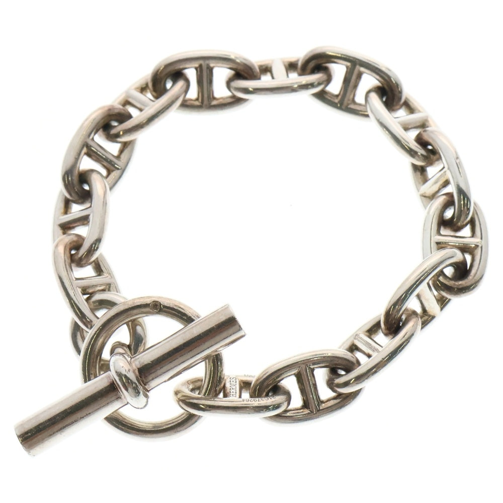 HERMES(エルメス) シェーヌダンクルMM ブレスレット チェーン シルバー 14コマ Ag925 50.8g