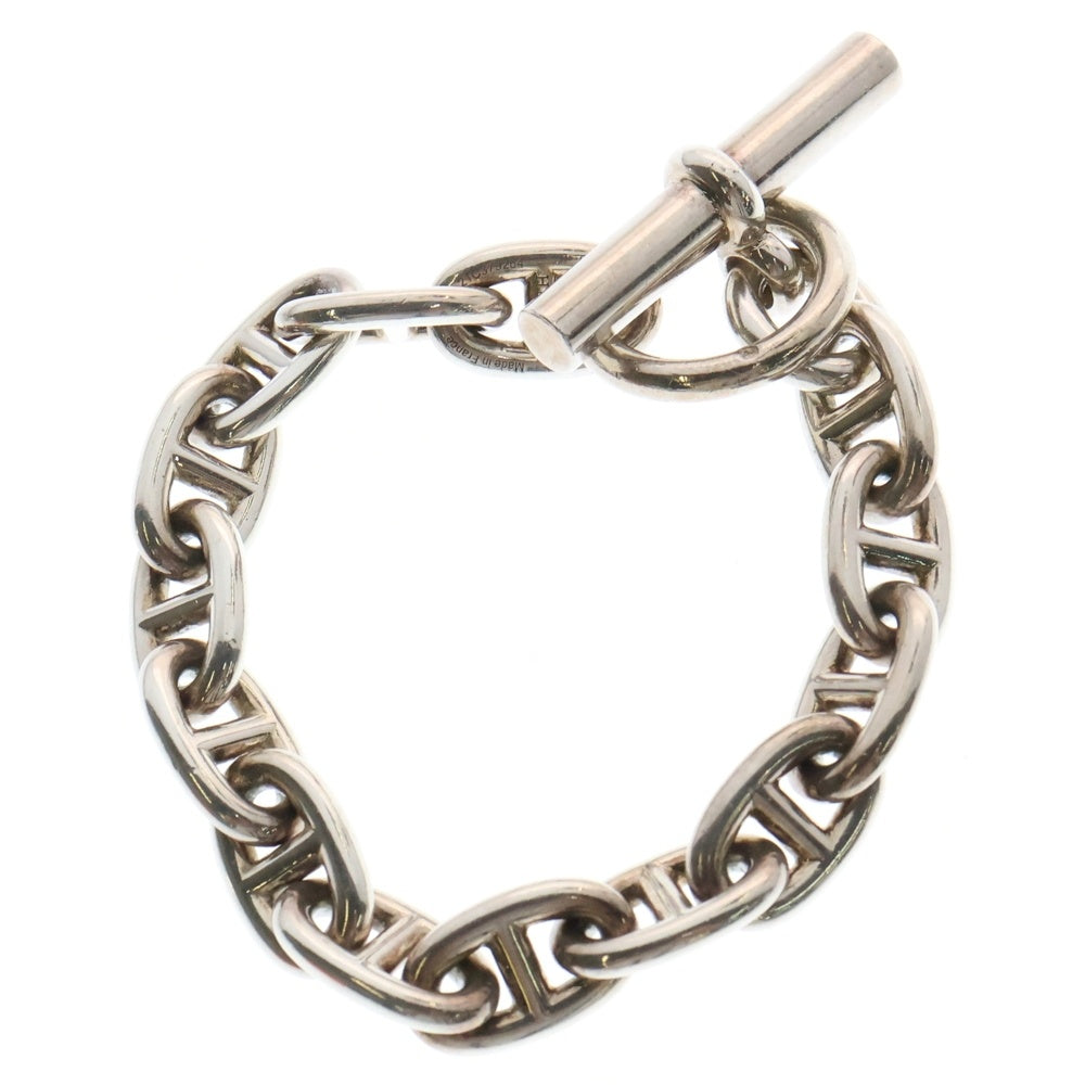 HERMES(エルメス) シェーヌダンクルMM ブレスレット チェーン シルバー 14コマ Ag925 50.8g