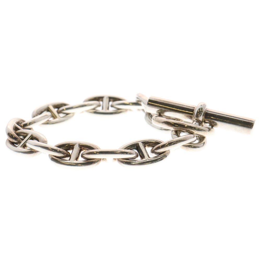 HERMES(エルメス) シェーヌダンクルMM ブレスレット チェーン シルバー 14コマ Ag925 50.8g