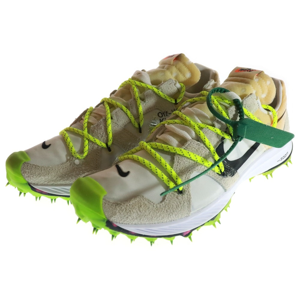 NIKE(ナイキ) × Off-White WOMENS AIR ZOOM TERRA KIGER WHITE CD8179-100 ×オフホワイト ウィメンズ エアズーム テラカイガー ローカットスニーカー US11.5/28.5cm