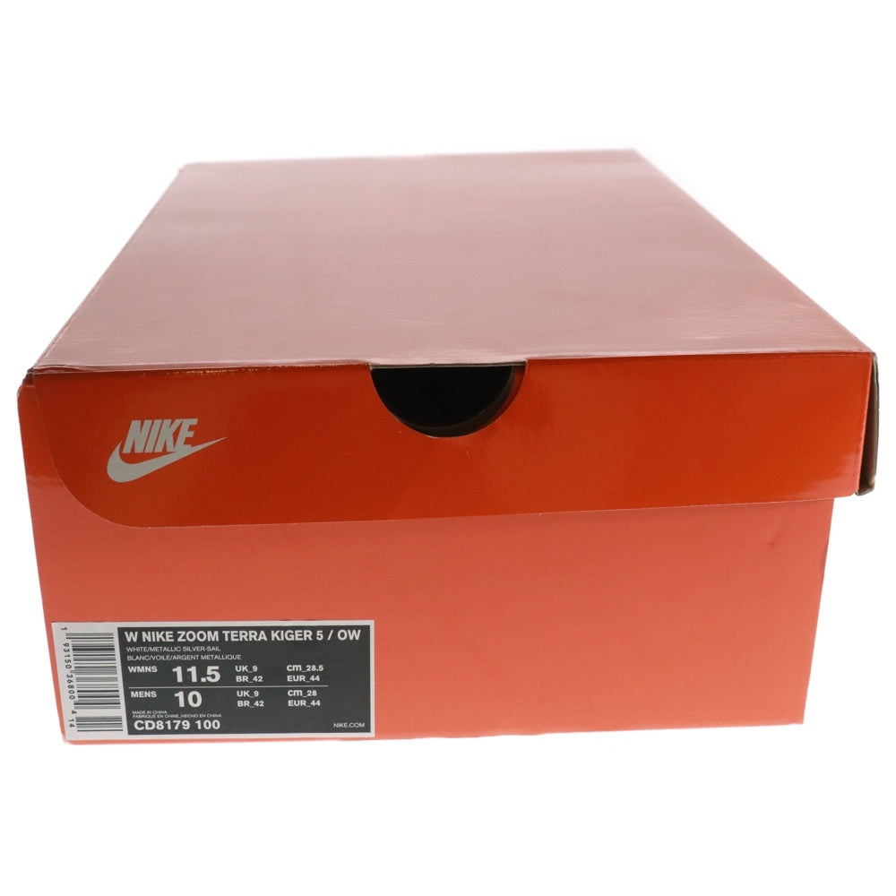 NIKE(ナイキ) × Off-White WOMENS AIR ZOOM TERRA KIGER WHITE CD8179-100 ×オフホワイト ウィメンズ エアズーム テラカイガー ローカットスニーカー US11.5/28.5cm