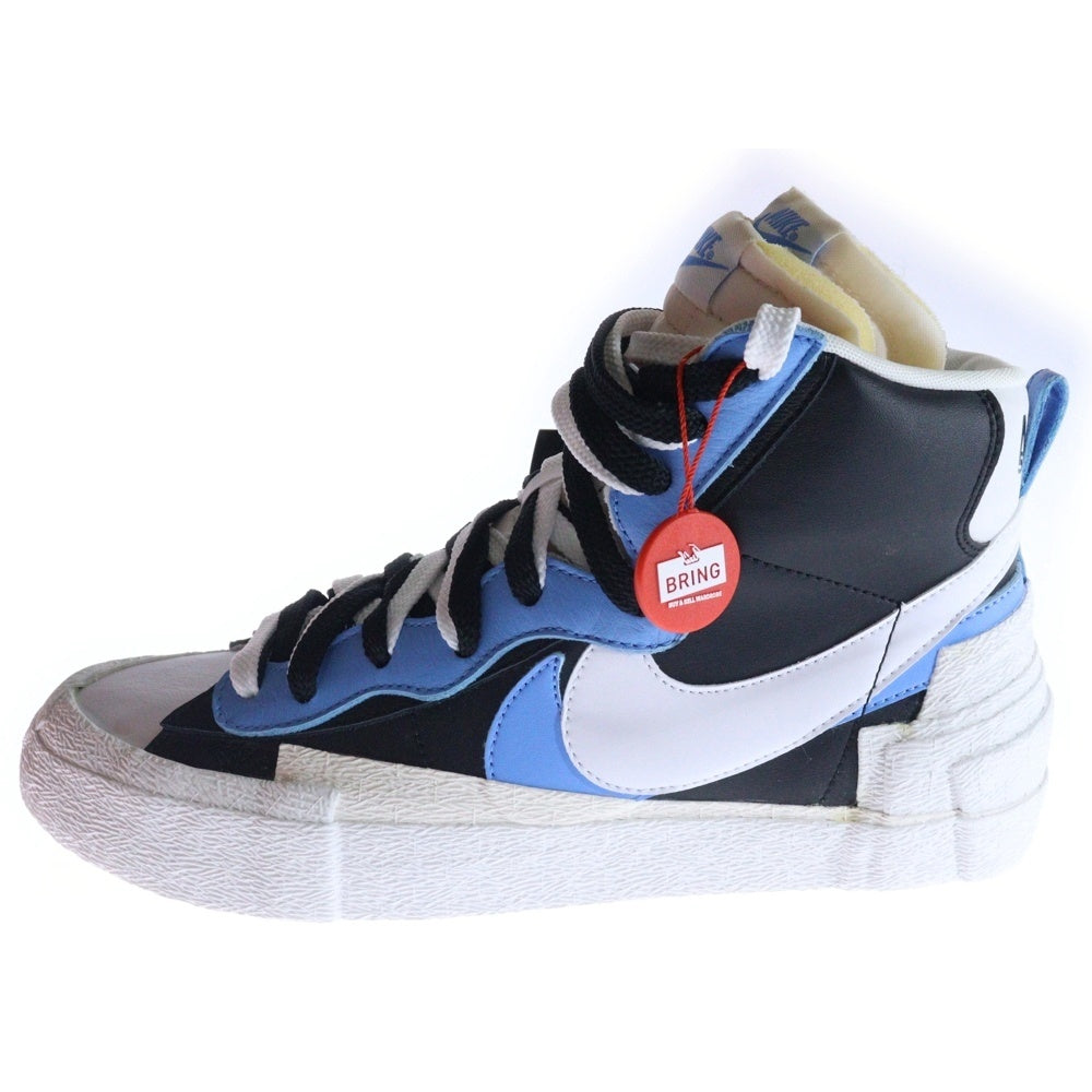 NIKE(ナイキ) ×sacai BLAZER MID サカイ ブレザー ミッドカットスニーカー ブルー/ブラック US10/28cm BV0072-001