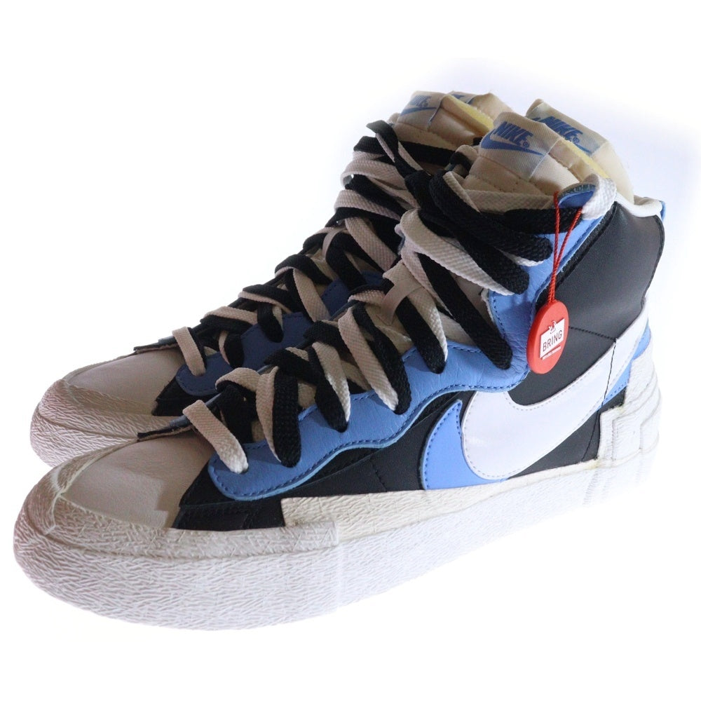 NIKE(ナイキ) ×sacai BLAZER MID サカイ ブレザー ミッドカットスニーカー ブルー/ブラック US10/28cm BV0072-001