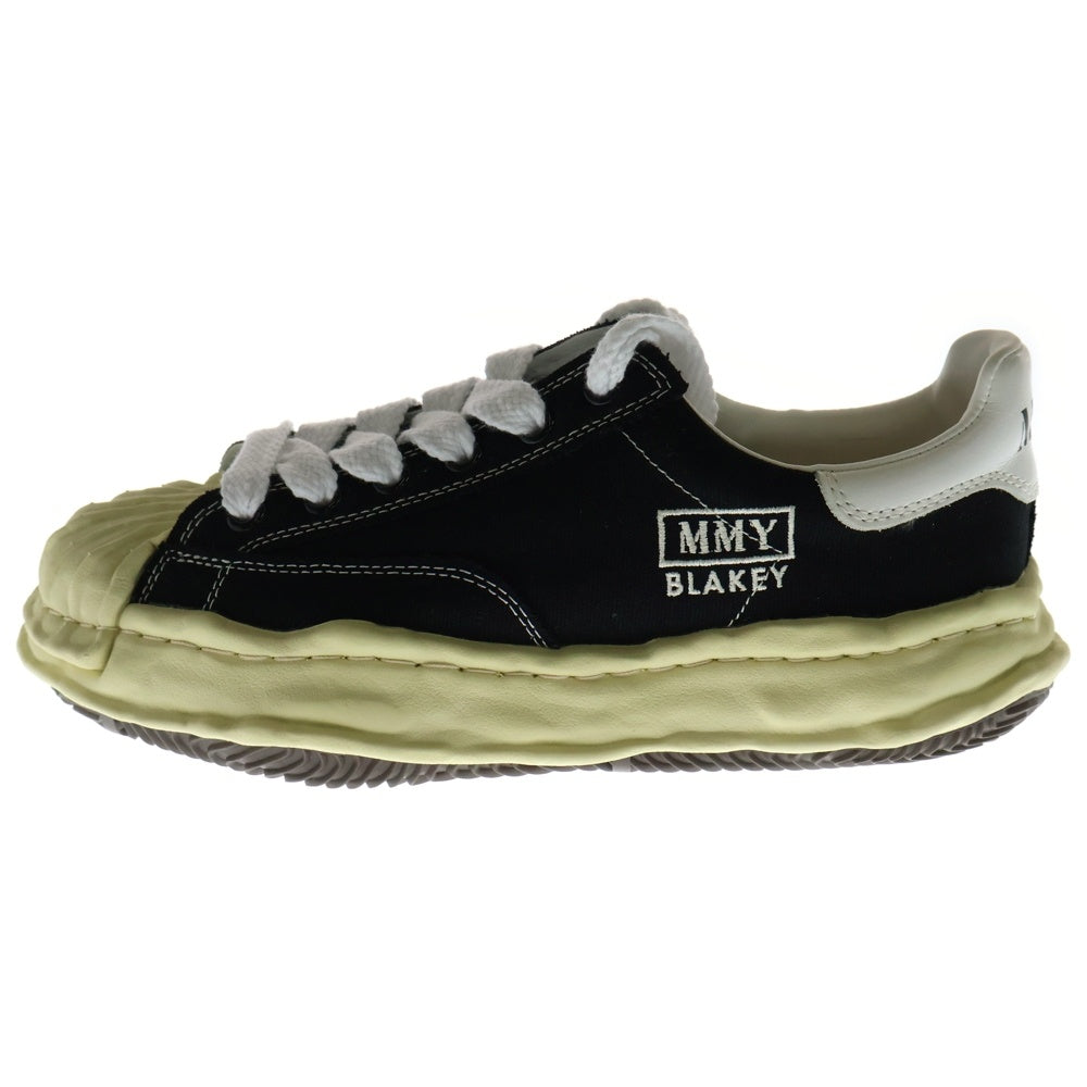 MAISON MIHARAYASUHIRO(メゾンミハラヤスヒロ) BLAKEY VL OG Sole Canvas Low-top Sneaker ブレイキー オリジナルソール キャンバス ローカットスニーカー ブラック A09FW732