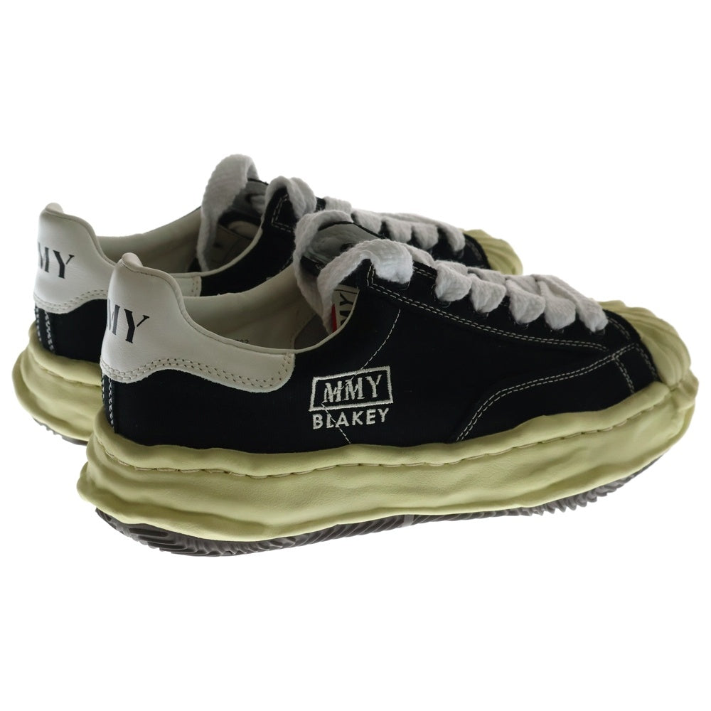 MAISON MIHARAYASUHIRO(メゾンミハラヤスヒロ) BLAKEY VL OG Sole Canvas Low-top Sneaker ブレイキー オリジナルソール キャンバス ローカットスニーカー ブラック A09FW732