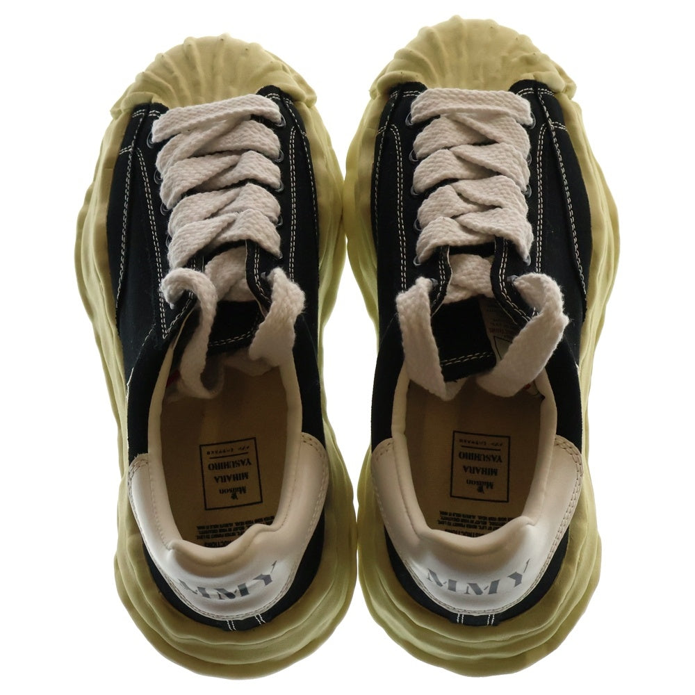 MAISON MIHARAYASUHIRO(メゾンミハラヤスヒロ) BLAKEY VL OG Sole Canvas Low-top Sneaker ブレイキー オリジナルソール キャンバス ローカットスニーカー ブラック A09FW732