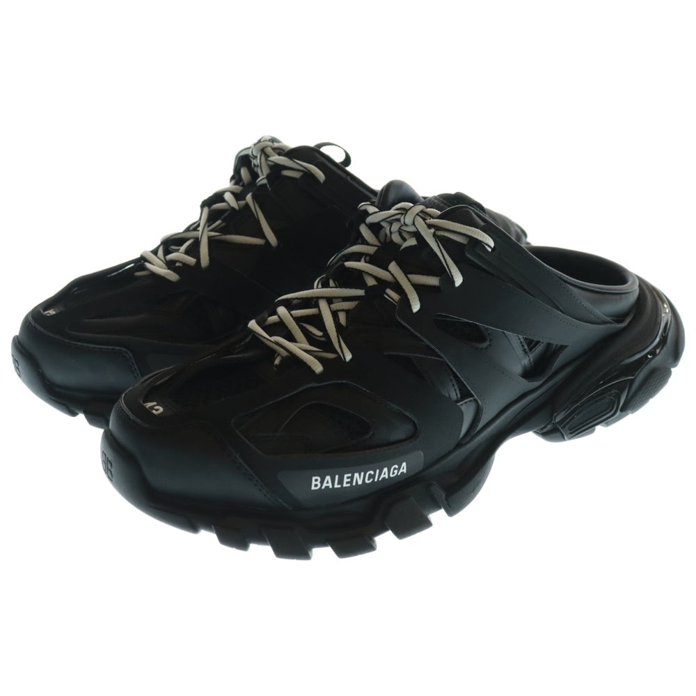 BALENCIAGA(バレンシアガ) TRACK MULE トラック ミュール ダブルレース メッシュ切替 サンダル シューズ ブラック 653814