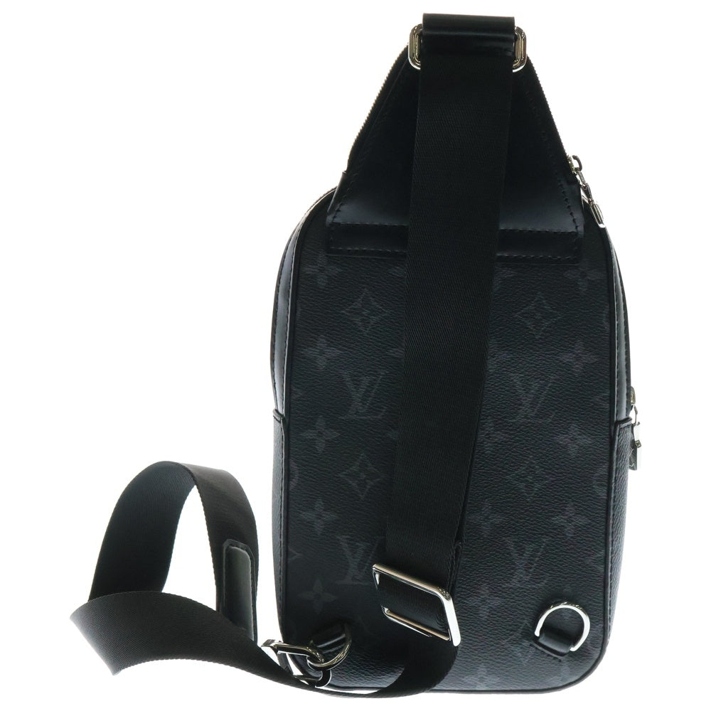 LOUIS VUITTON(ルイヴィトン) モノグラムエクリプス アヴェニュー PM スリングバッグ レザーボディバッグ ブラック M47137